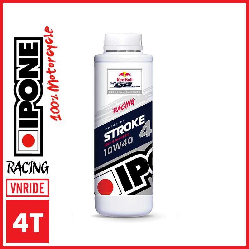 Nhớt IPone Racing STROKE 4 10W40 100% Synthetic 1L